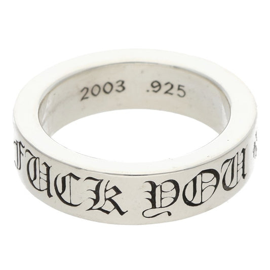 Chrome Hearts 6mm SPACER FUCKYOU 925 Silver Size ONE SIZE