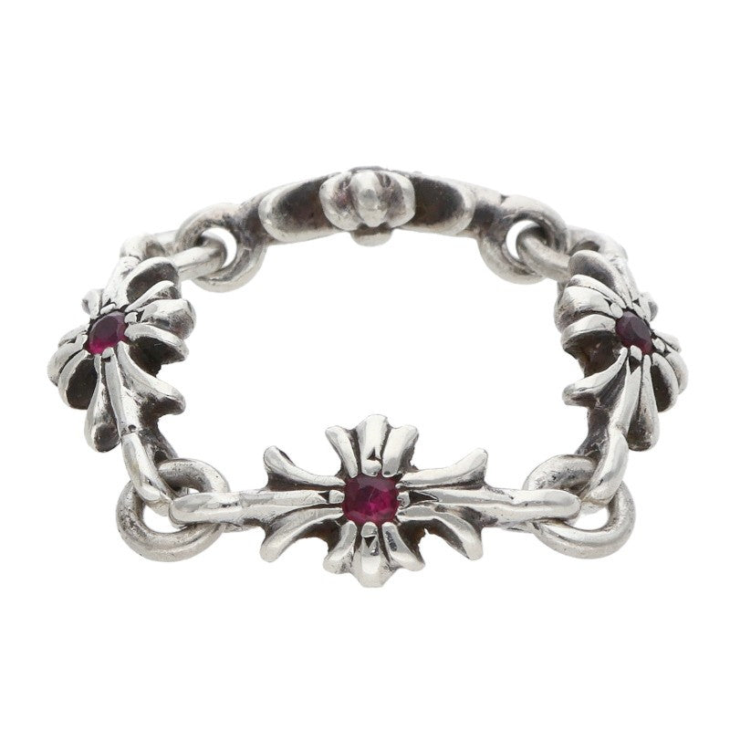 Chrome Hearts RING TNY E CH PLS RUBY Silver Size ONE SIZE