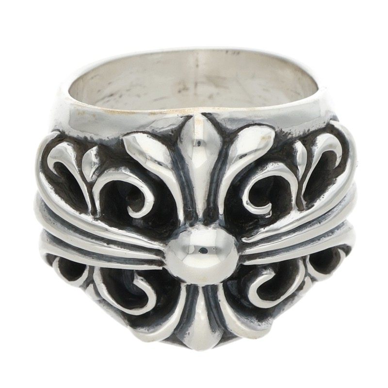 Chrome Hearts KEEPER Sterling Silver Ring Size US 6.5