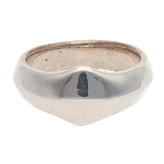 LEONARD KAMHOUT Silk S Small Silver Ring Size ONE SIZE