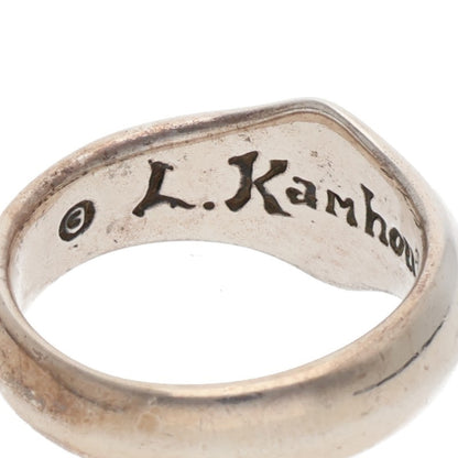 LEONARD KAMHOUT Silk S Small Silver Ring Size ONE SIZE