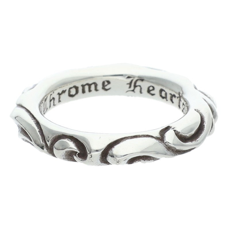 Chrome Hearts SCRL BAND 925 Silver Ring Size US 7