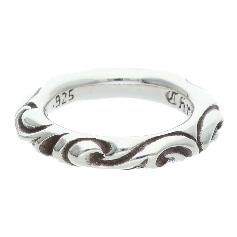 Chrome Hearts SCRL BAND 925 Silver Ring Size US 7