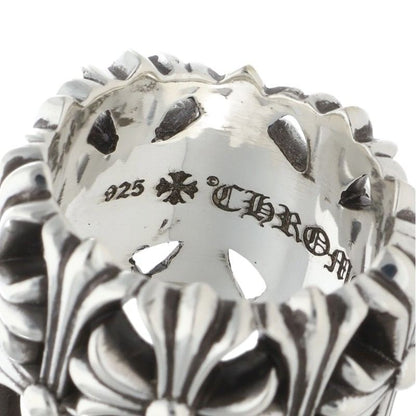 Chrome Hearts Cemetery Cross 925 Silver Ring Size ONE SIZE