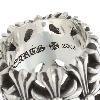 Chrome Hearts Cemetery Cross 925 Silver Ring Size ONE SIZE