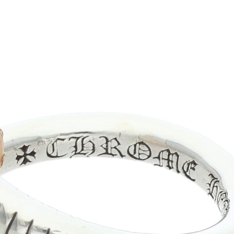 Chrome Hearts NAIL CRSBALL W GLD Ring 925/22K Size US 6.5