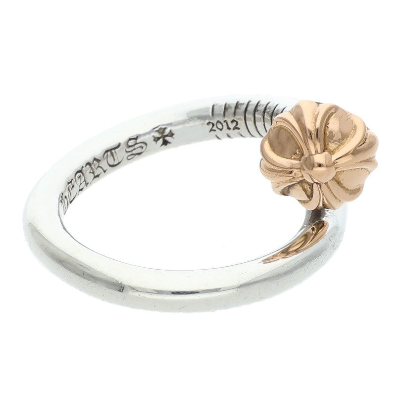 Chrome Hearts NAIL CRSBALL W GLD Ring 925/22K Size US 6.5