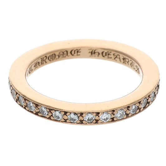 Chrome Hearts 22K TFL Pave Diamond Gold Ring Size ONE SIZE