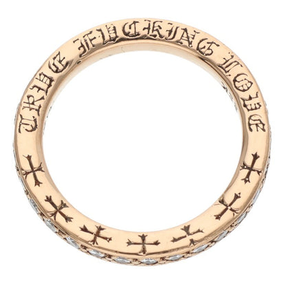 Chrome Hearts 22K TFL Pave Diamond Gold Ring Size ONE SIZE