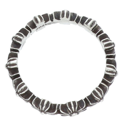 Chrome Hearts TINY E CH PLS BAND 925 Silver Size ONE SIZE