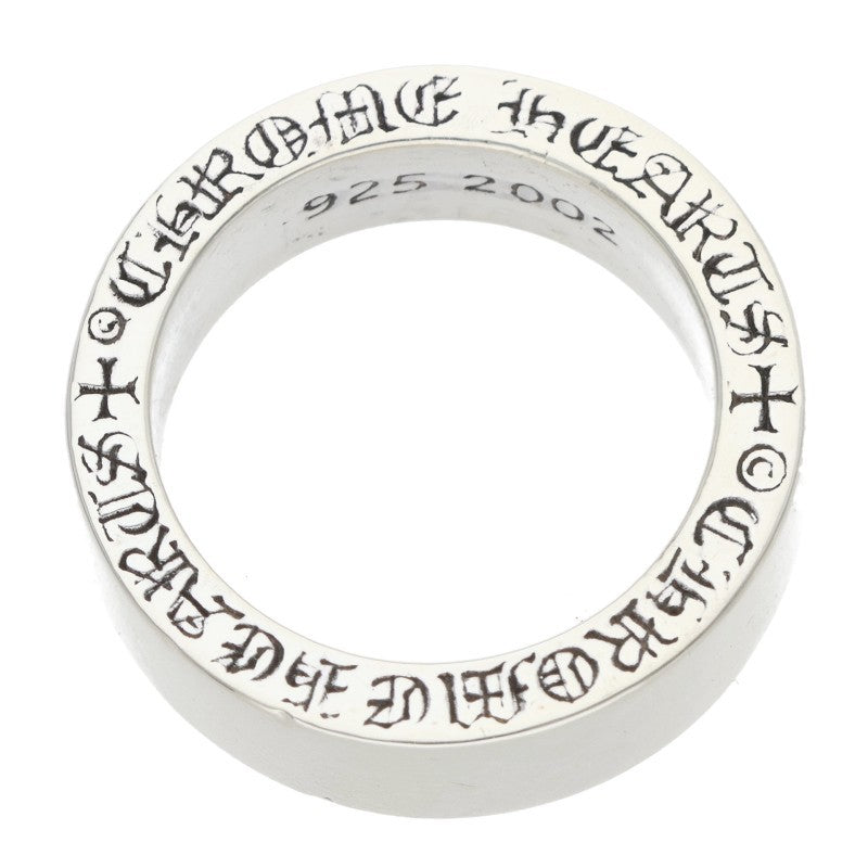 Chrome Hearts 6mm Spacer Plain 925 Silver Ring Size ONE SIZE