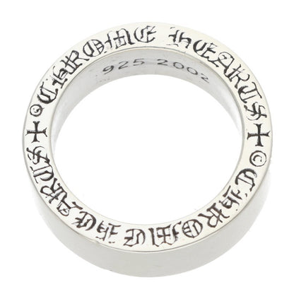 Chrome Hearts 6mm Spacer Plain 925 Silver Ring Size ONE SIZE