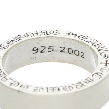 Chrome Hearts 6mm Spacer Plain 925 Silver Ring Size ONE SIZE