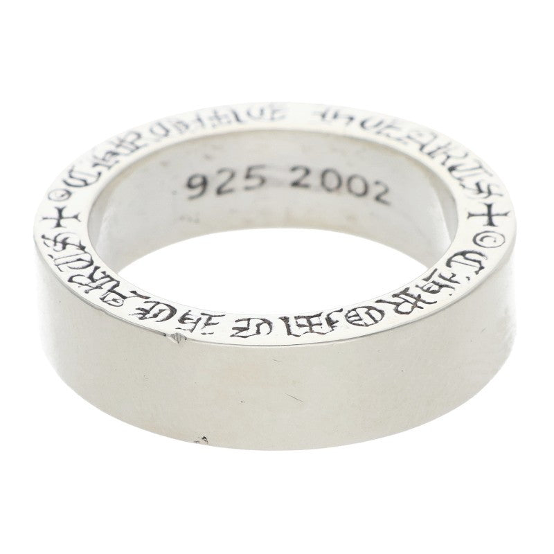 Chrome Hearts 6mm Spacer Plain 925 Silver Ring Size ONE SIZE