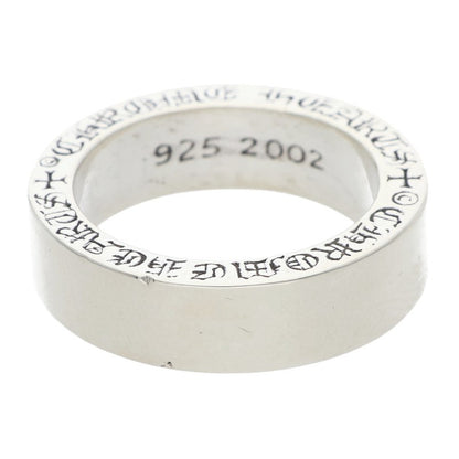 Chrome Hearts 6mm Spacer Plain 925 Silver Ring Size ONE SIZE