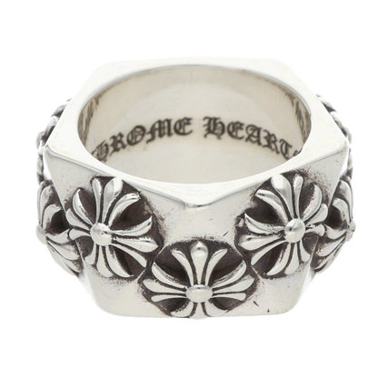 Chrome Hearts PENTAGON CH PLUS 925 Silver Ring Size ONE SIZE
