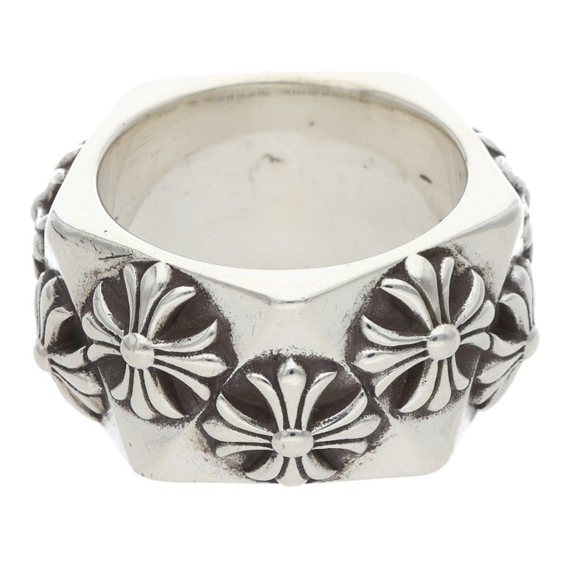 Chrome Hearts PENTAGON CH PLUS 925 Silver Ring Size ONE SIZE