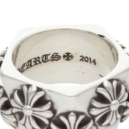 Chrome Hearts PENTAGON CH PLUS 925 Silver Ring Size ONE SIZE