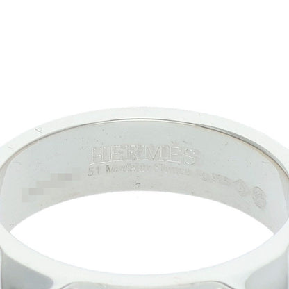 HERMES Collier de Chien PM Silver Ring Size ONE SIZE