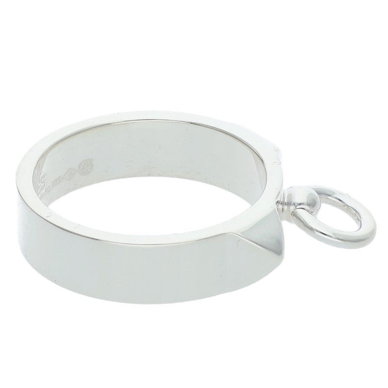 HERMES Collier de Chien PM Silver Ring Size ONE SIZE