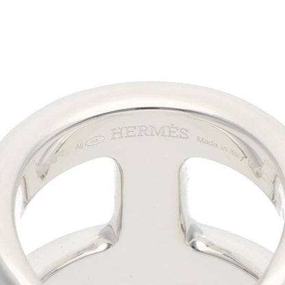 HERMES Osmose GM Silver Ring Size ONE SIZE