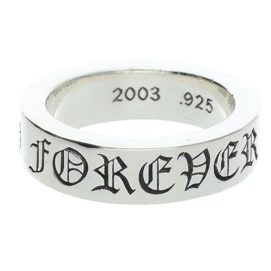 Chrome Hearts 6mm Spacer Forever Silver Ring Size ONE SIZE