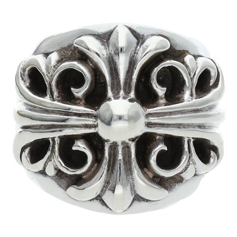 Chrome Hearts Keeper Sterling Silver Ring Size US 7.5
