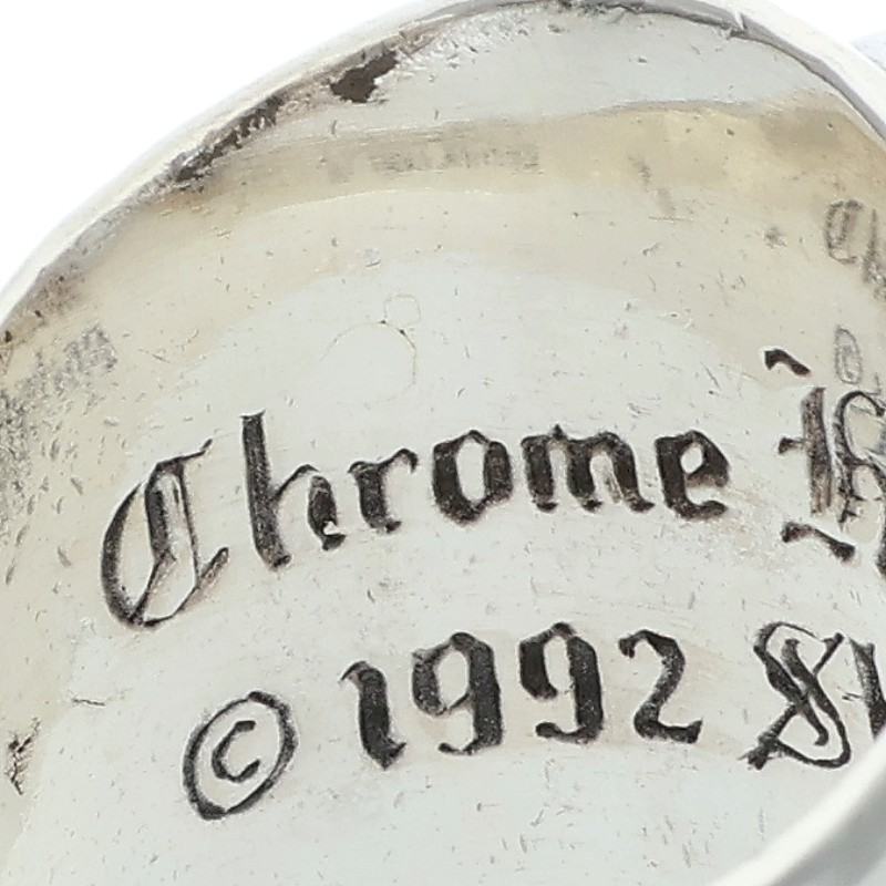 Chrome Hearts Keeper Sterling Silver Ring Size US 7.5