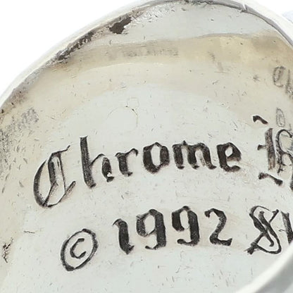 Chrome Hearts Keeper Sterling Silver Ring Size US 7.5