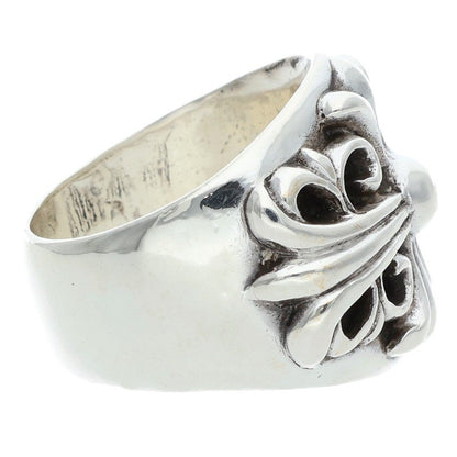 Chrome Hearts Keeper Sterling Silver Ring Size US 7.5