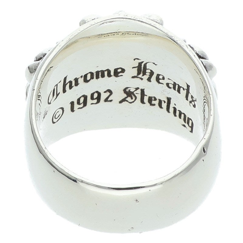 Chrome Hearts Keeper Sterling Silver Ring Size ONE SIZE