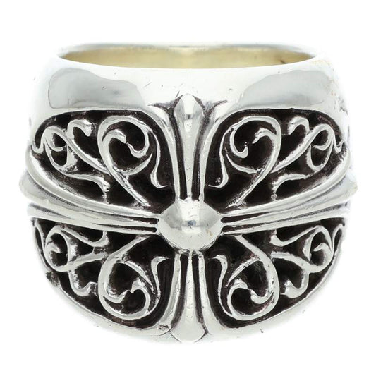 Chrome Hearts CLASSIC OVAL CROSS Silver Ring Size ONE SIZE