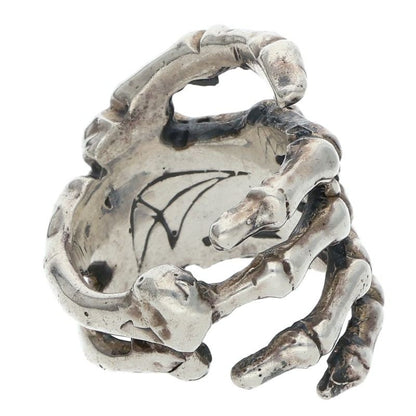 CRAZY PIG BONE HAND 1997 Silver Ring Size ONE SIZE