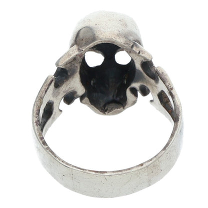 CRAZY PIG CUTAWAY SKULL 2001 Silver Ring Size ONE SIZE