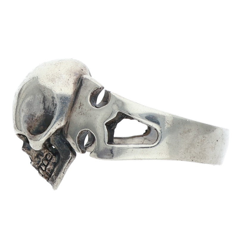 CRAZY PIG CUTAWAY SKULL 2001 Silver Ring Size ONE SIZE