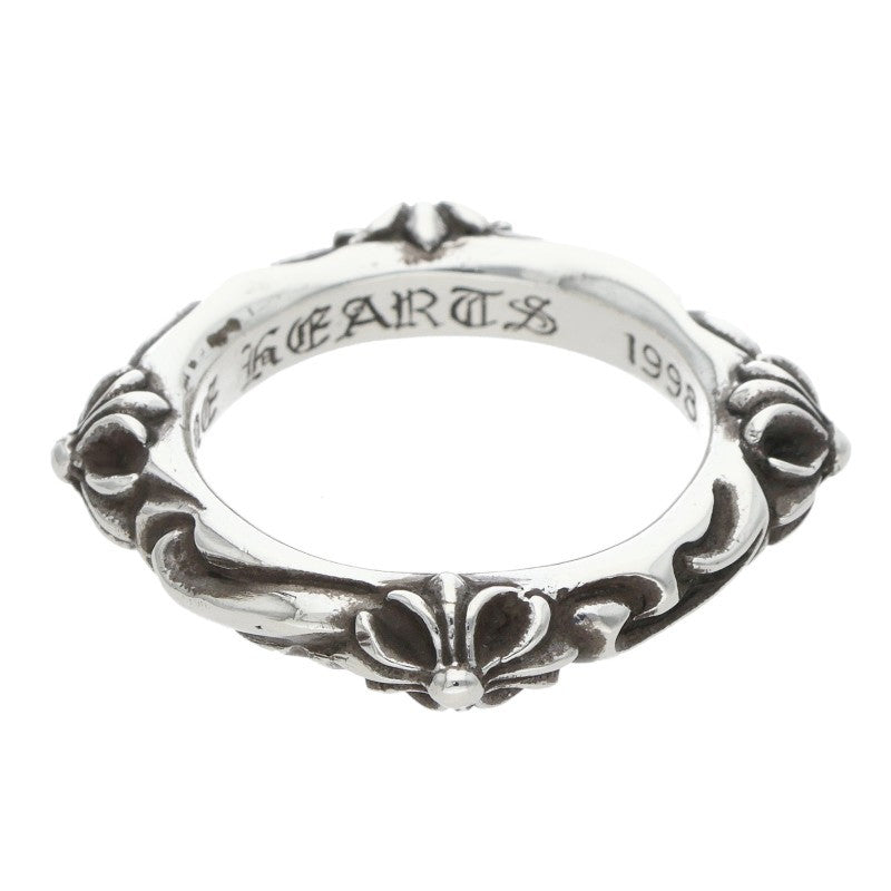 Chrome Hearts SBT BAND Sterling Silver Ring Size ONE SIZE