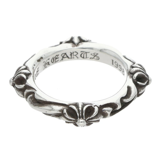Chrome Hearts SBT BAND Sterling Silver Ring Size ONE SIZE