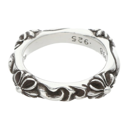 Chrome Hearts SBT BAND Sterling Silver Ring Size ONE SIZE