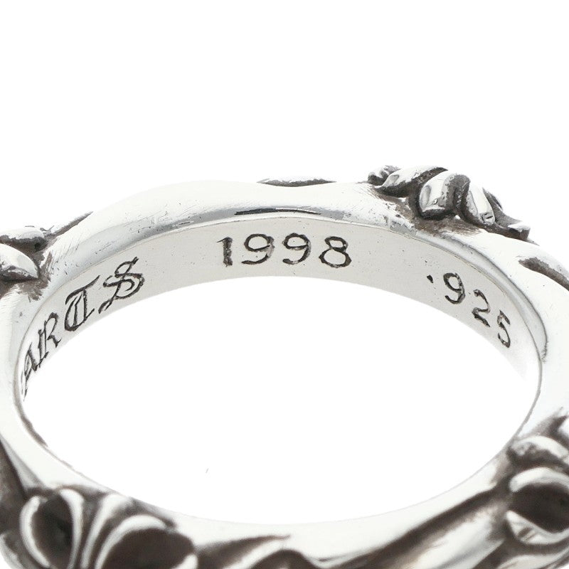 Chrome Hearts SBT BAND Sterling Silver Ring Size ONE SIZE
