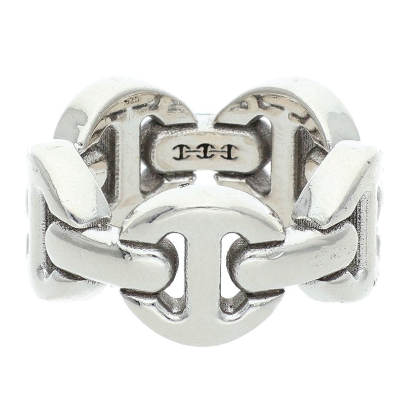 HOORSENBUHS DAME CLASSIC TRI-LINK Silver Ring Size ONE SIZE