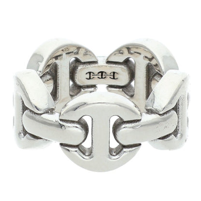 HOORSENBUHS DAME CLASSIC TRI-LINK Silver Ring Size ONE SIZE