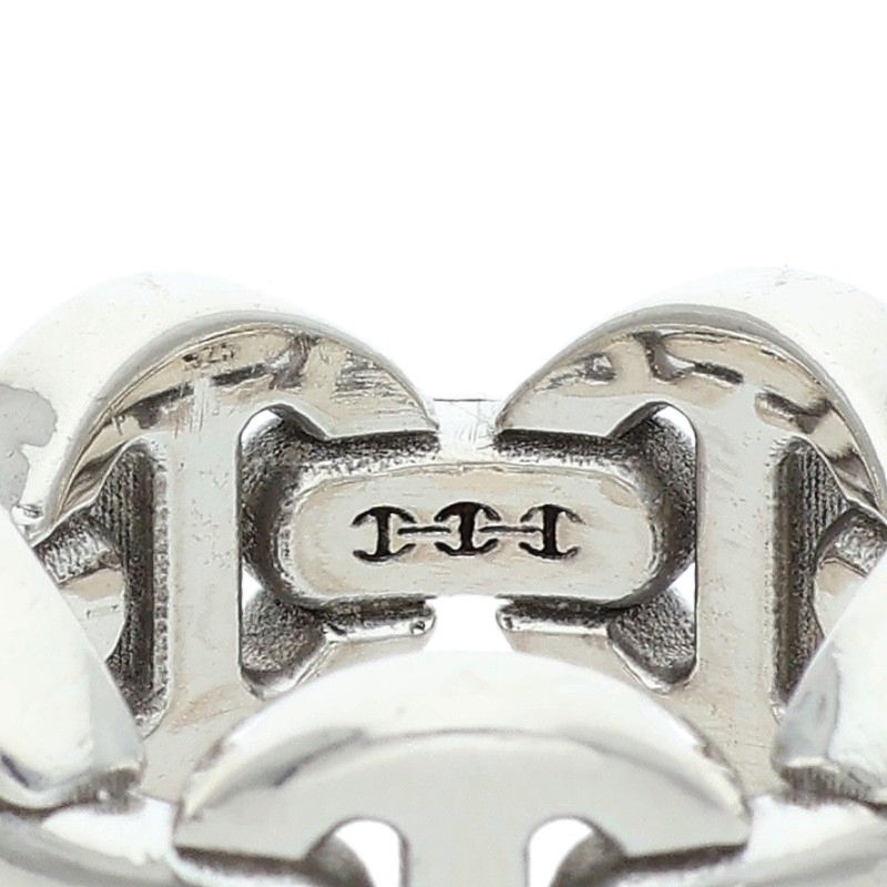 HOORSENBUHS DAME CLASSIC TRI-LINK Silver Ring Size ONE SIZE