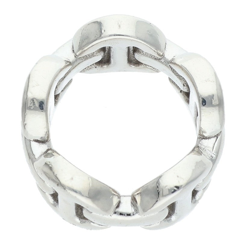 HOORSENBUHS DAME CLASSIC TRI-LINK Silver Ring Size ONE SIZE