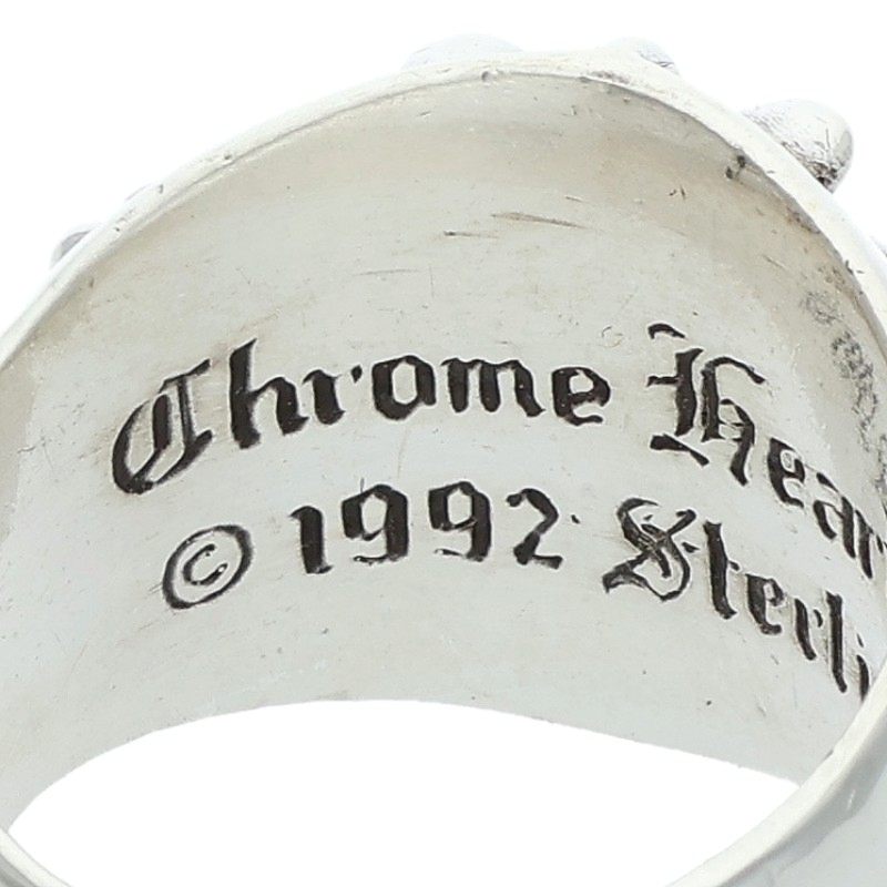 Chrome Hearts Keeper Sterling Silver Ring Size ONE SIZE