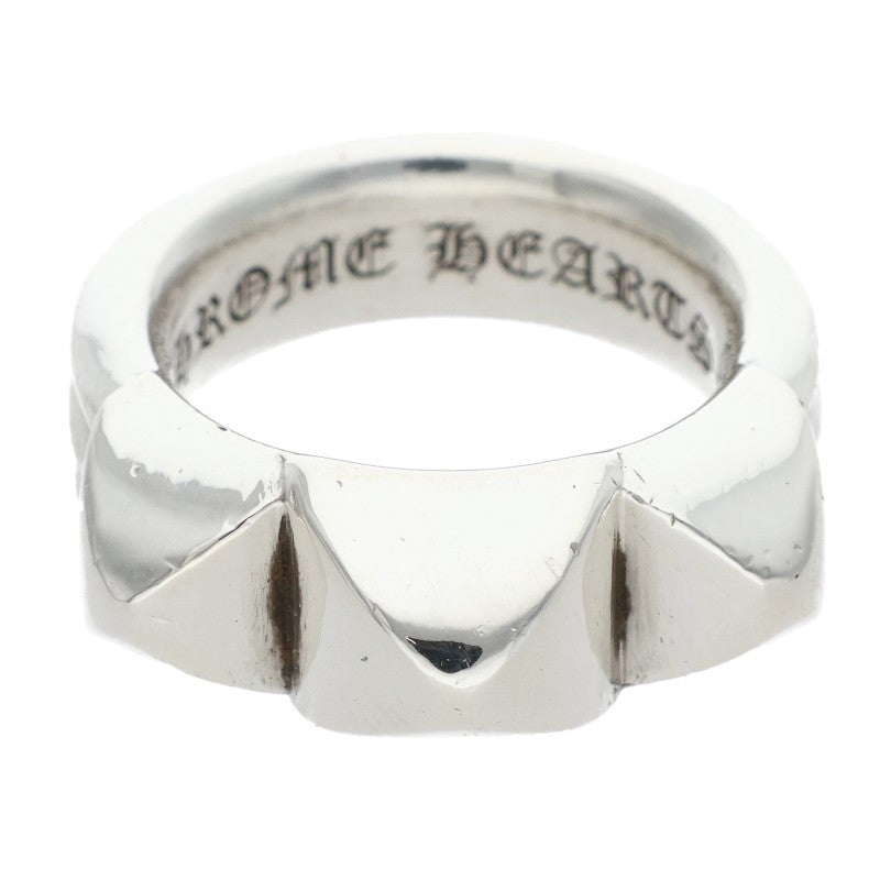 Chrome Hearts WAXD PNK Sterling Silver Ring Size US 7