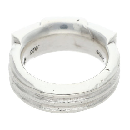 Chrome Hearts WAXD PNK Sterling Silver Ring Size US 7