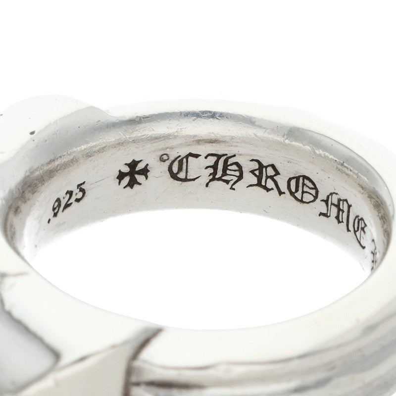 Chrome Hearts WAXD PNK Sterling Silver Ring Size US 7