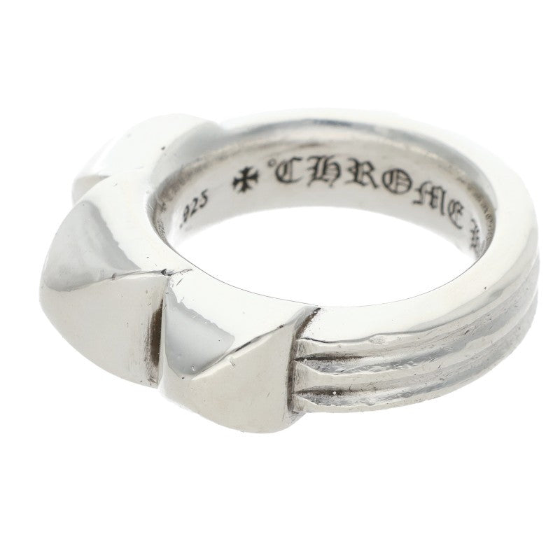 Chrome Hearts WAXD PNK Sterling Silver Ring Size US 7