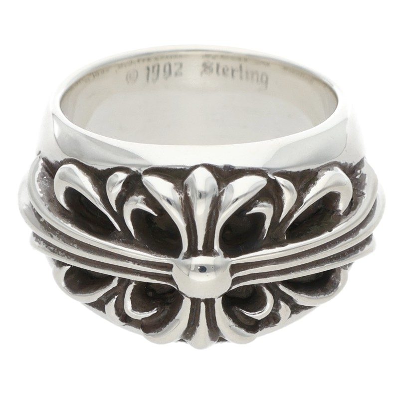 Chrome Hearts FLRL CRS Floral Cross Silver Size ONE SIZE