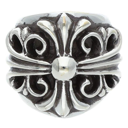 Chrome Hearts Keeper Sterling Silver Ring Size US 5